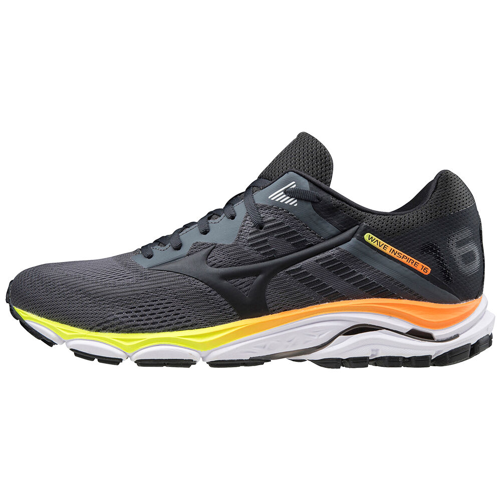 Mizuno Wave Inspire 16 - Erkek Koşu Ayakkabısı - Gri Türkiye (NFSIVA-187)